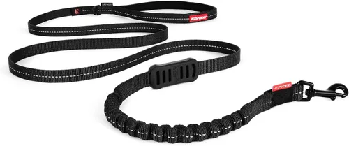 Vista 14 de EzyDog Zero Shock LITE - Correa elástica para perros que tiran o excitan, doble asa y reflectante para perros medianos o pequeños