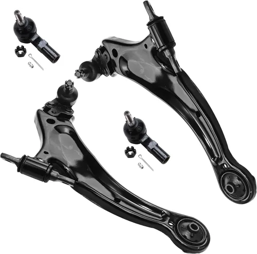 Vista 99 de Detroit Axle - Kit de brazos de control delanteros de 4 piezas para Nissan Cube 2009-2014, Nissan Versa 2007-2012 2 brazos de control inferiores