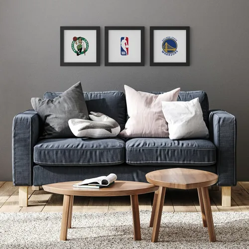 Vista 7 de Trends International Gallery Pops NBA Orlando Magic - Drip Basketball Wall Art Wall Poster, 12.00" x 12.00", Black Frame Version