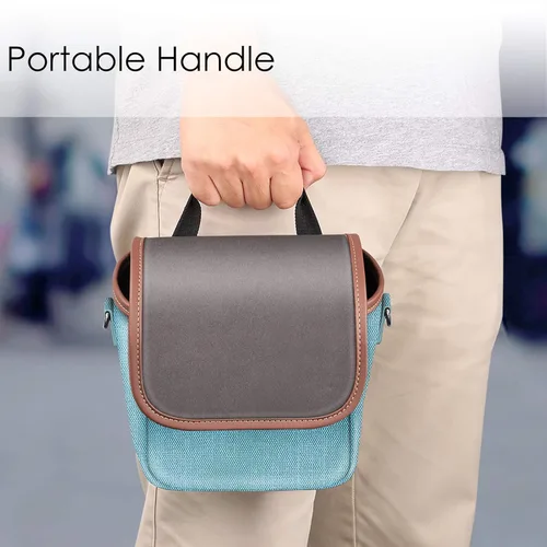 Vista 5 de Fintie Bolso para Cámara Compatible con Polaroid Now+ Generación 3/2/1 I-Type, Polaroid Now Gen 3ra/2da/1ra, OneStep 2 VF, I-2 Cámara Instantánea