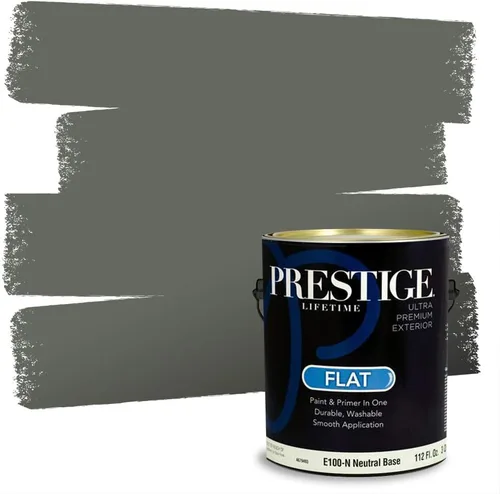 Vista 198 de PRESTIGE Paints - Pintura exterior e imprimación en uno, 1 galón, satinado, verde Bayou