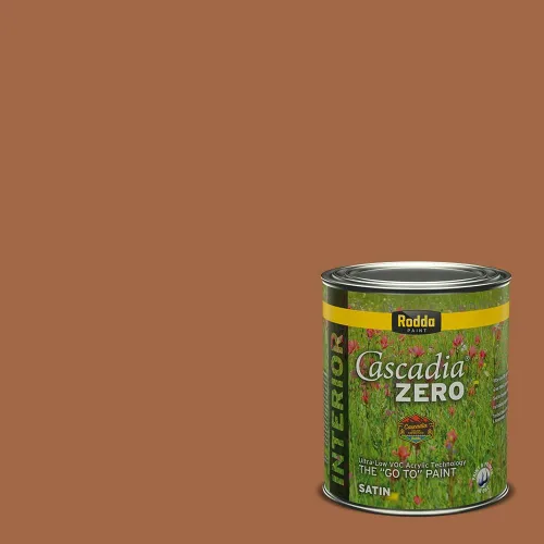 Vista 248 de Rodda Paint CASCADIA ZERO - Pintura plana e imprimación para interiores en uno, cuarto de galón, crema de ballet