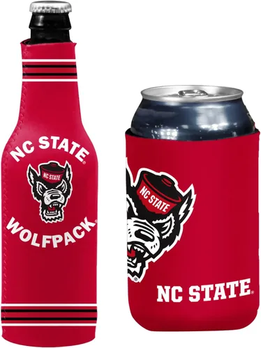 Vista 168 de College Team Color Logo Can & Bottle Holder Insulator Beverage Cooler Set