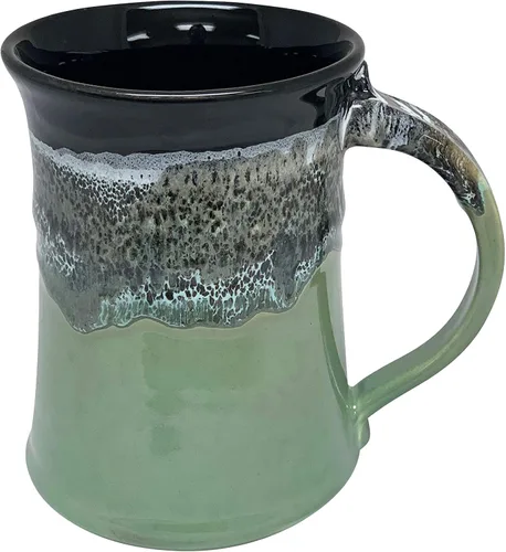 Vista 4 de Clay in Motion Taza grande (Cobalt Canyon)