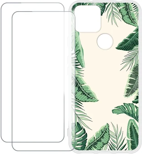 Vista 15 de Compatible with Google Pixel 5A 5G Case Colorful Custom Cover with 2 Pack Tempered Glass Screen Protectors - Shockproof Scratch-Resistant