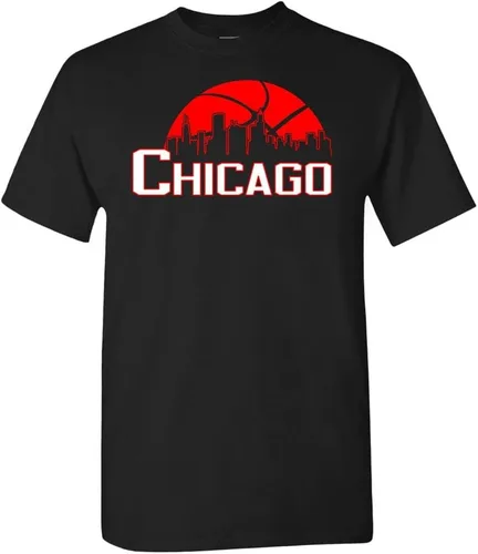 Vista 38 de Xtreme Apparrel Camiseta Team Cityscape Skyline para los fanáticos del baloncesto