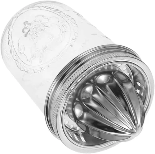 DOITOOL Manual Stainless Steel Lemon Juicer and Orange Handheld Fruit Squeezer for Mason Jar 480Ml, Can Citrus Juicer for Kitchen Use