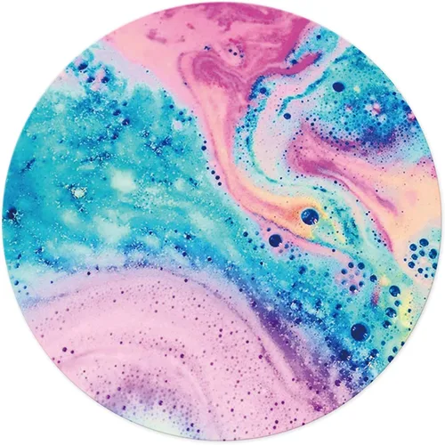 Vista 24 de Alfombrilla para mouse, base de goma antideslizante con borde cosido, alfombrilla de mouse redonda para juegos, alfombrilla de mouse de oficina