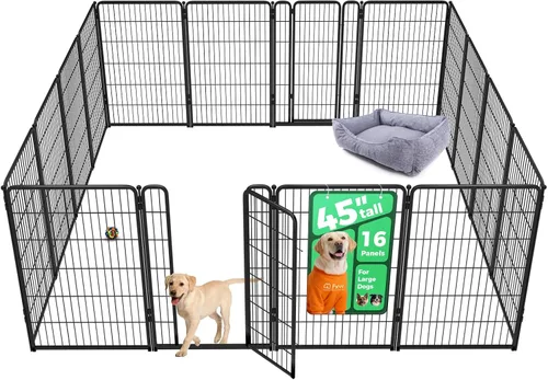 Vista 11 de FXW Homeplus Unleashed Corralito para Perros de Interior - Juego Sin Estrés y Seguro, Resistente de 24 Pulgadas 2 Paneles Corralito para Cachorros