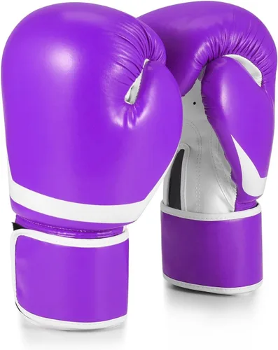 Vista 10 de Flexzion Guantes de entrenamiento de boxeo para boxeo, Muay Thai, Kickboxing, bolsa pesada, guantes de boxeo, muñequera, combate de contacto