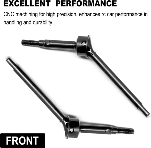 Vista 6 de OGRC +0.197 in rosca extendida CVD ejes de eje trasero delantero ejes de transmisión para 1/18 TRX4M ejes RC actualización piezas