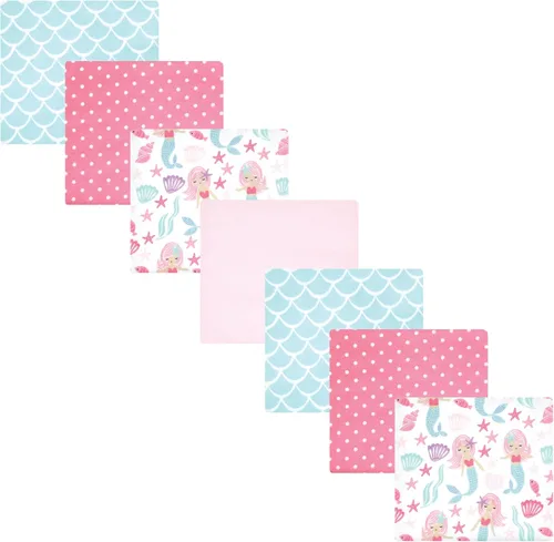 Vista 34 de Hudson Baby Unisex Baby Cotton Flannel Receiving Blankets Bundle, Bonjour, One Size (Pack of 2)