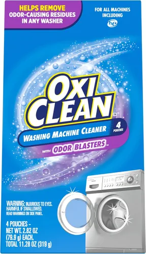 OxiClean - Limpiador de lavadora con olor, 4 unidades