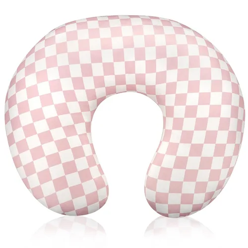 Vista 12 de Funda de almohada de lactancia, fundas de lactancia extraíbles para almohadas de lactancia, ajuste elástico y suave para bebés, niñas y niños recién