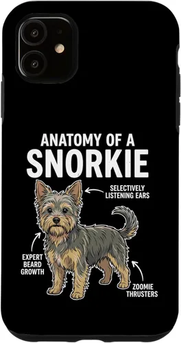 Vista 8 de Anatomy of A Snorkie Funny Dog Lover Owner Pet Parent Case for iPhone XR