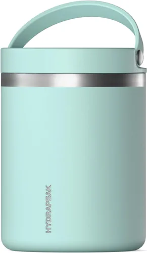 Vista 11 de Hydrapeak Tarro de alimentos aislado al vacío de acero inoxidable de 18 onzas para alimentos calientes y alimentos fríos, tarro de sopa a prueba